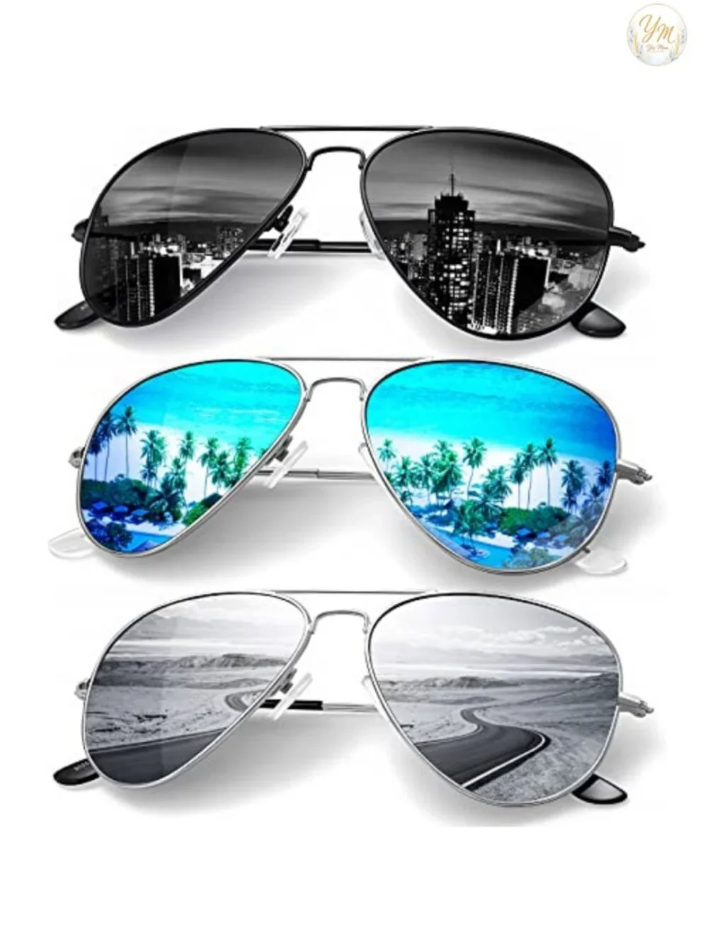 Classic Aviator Polarized Sunglasses UV Blocking Men Women Driving